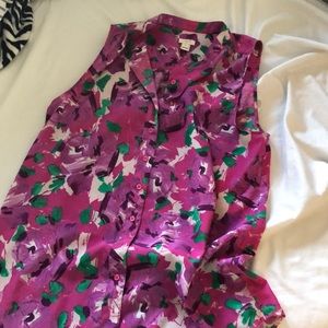 Floral J.Crew blouse